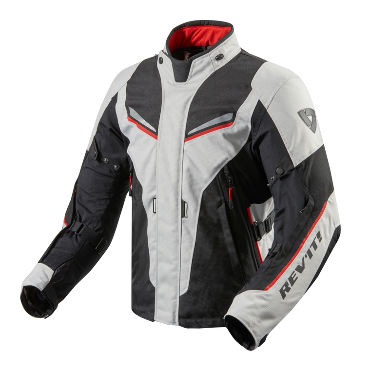 Bunda na motocykel Revit Vapor 2 čierno-strieborná výpredaj