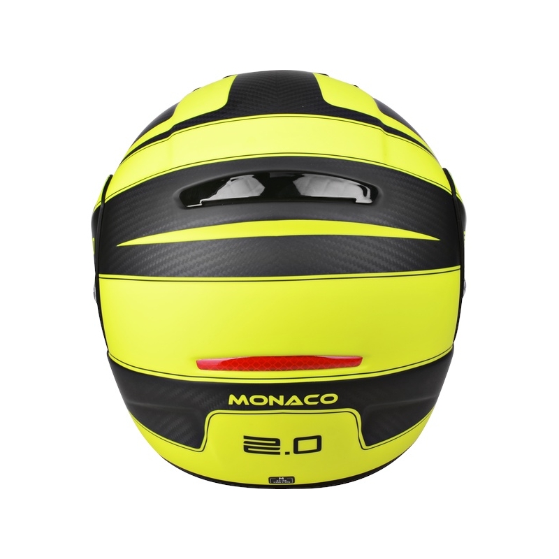 Prilba Lazer Monaco Evo - 2.0 Pure Carbon čierno-fluo žltá