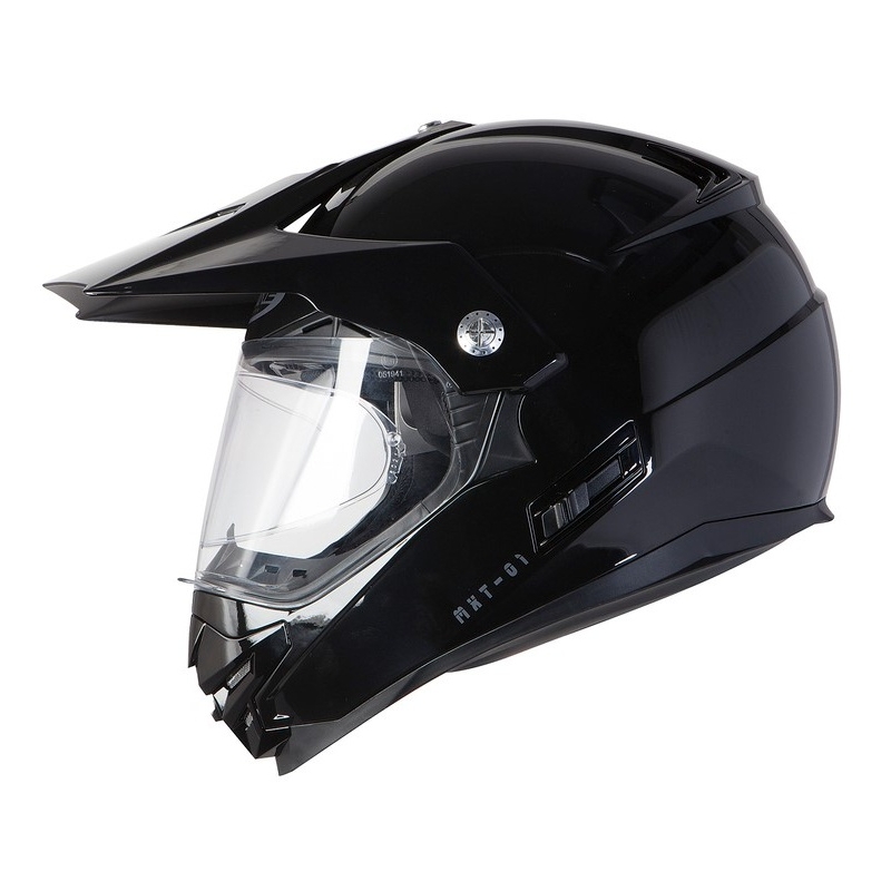 Enduro prilba Ozone MXT-01 Pinlock Ready čierna lesklá