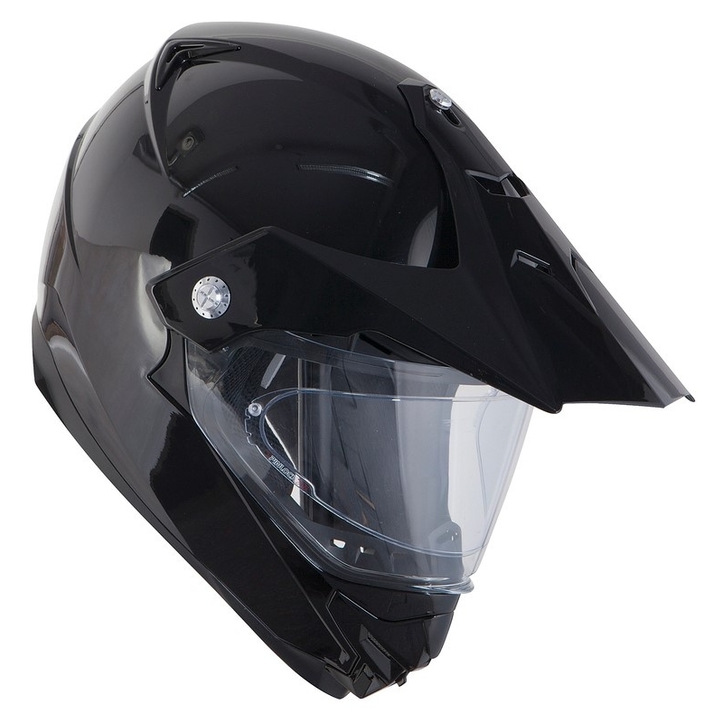 Enduro prilba Ozone MXT-01 Pinlock Ready čierna lesklá