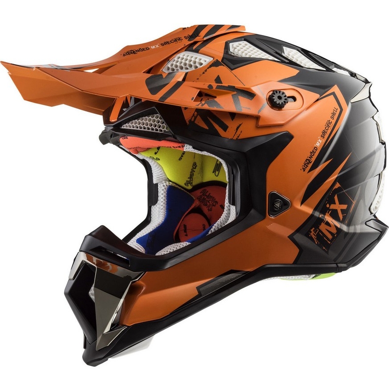 Prilba LS2 MX470 Subverter Emperor čierno-oranžová výpredaj