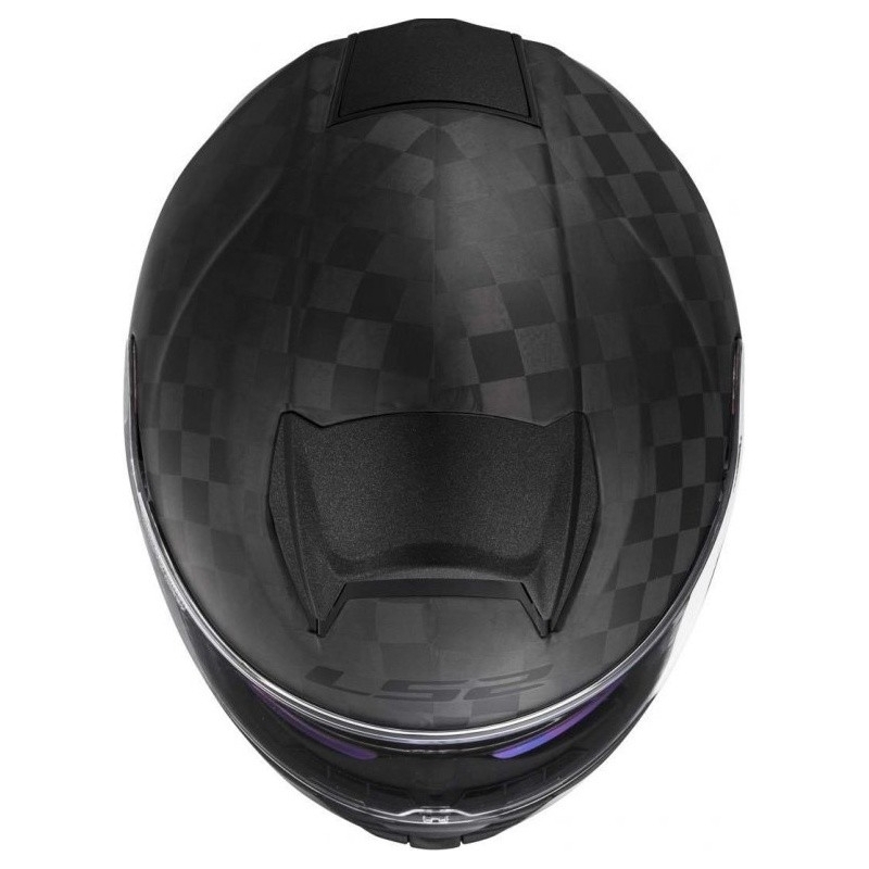 Prilba na motocykel LS2 FF397 Vector Solid Carbon čierna matná výpredaj