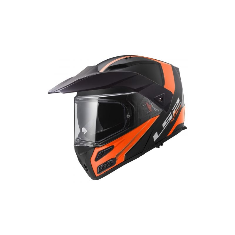 Odklápacia prilba LS2 FF324 Metro EVO Rapid čierno-oranžová výpredaj