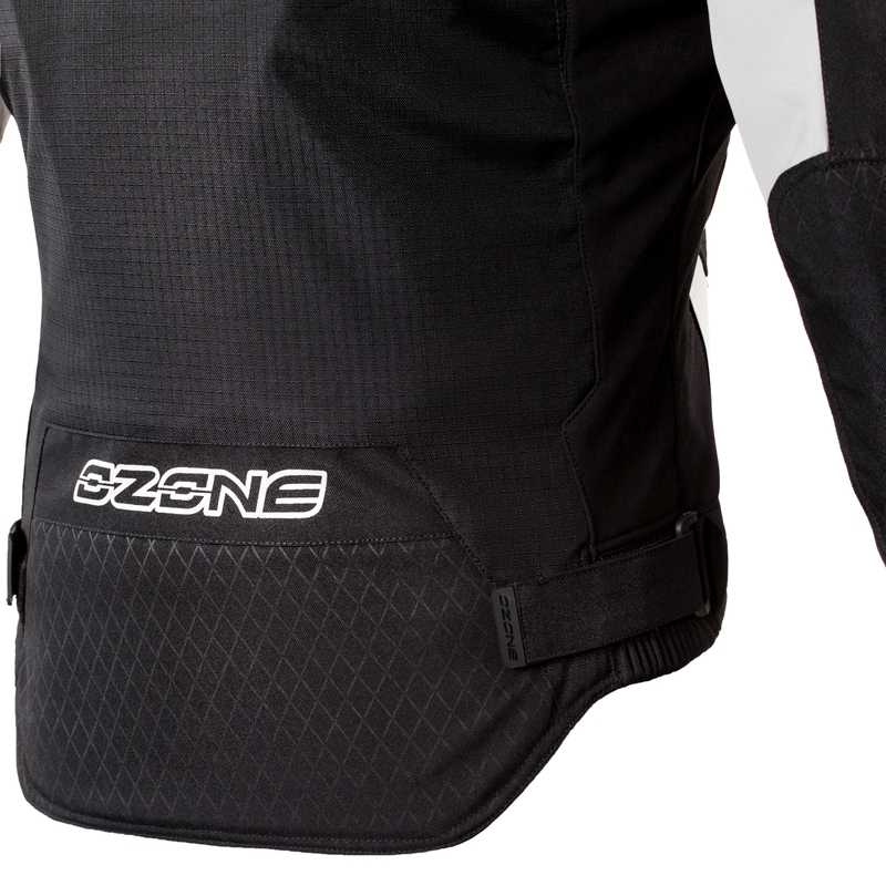 Bunda na motorku Ozone Edge Evo čierno-sivá výpredaj