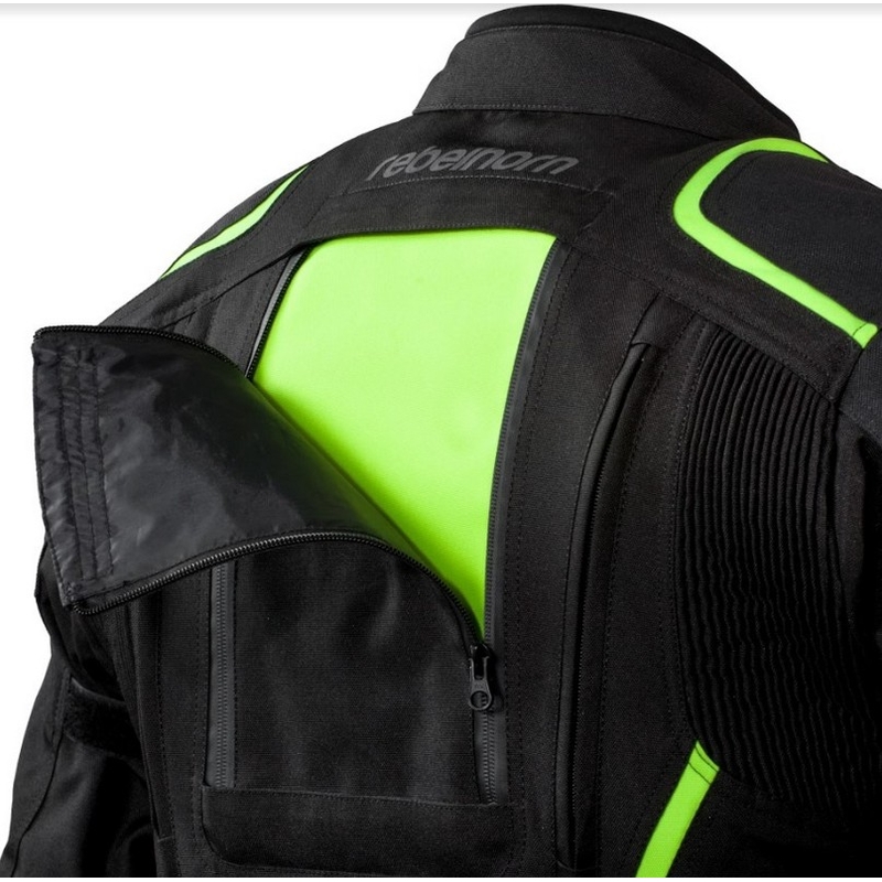 Moto bunda Rebelhorn Hiker II čierno-fluorescenčno-žltá výpredaj