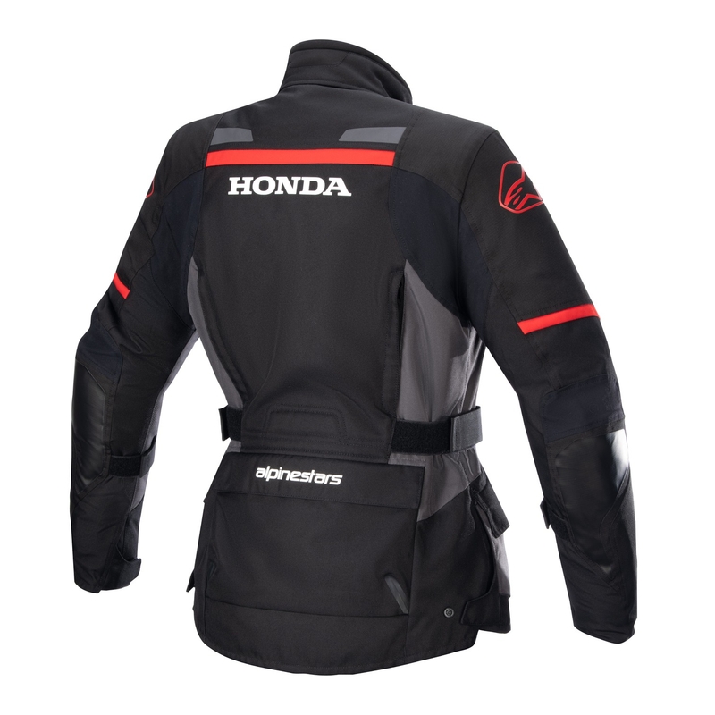 Dámska bunda na motorku Alpinestars Stella Andes Drystar Honda čierno-šedo