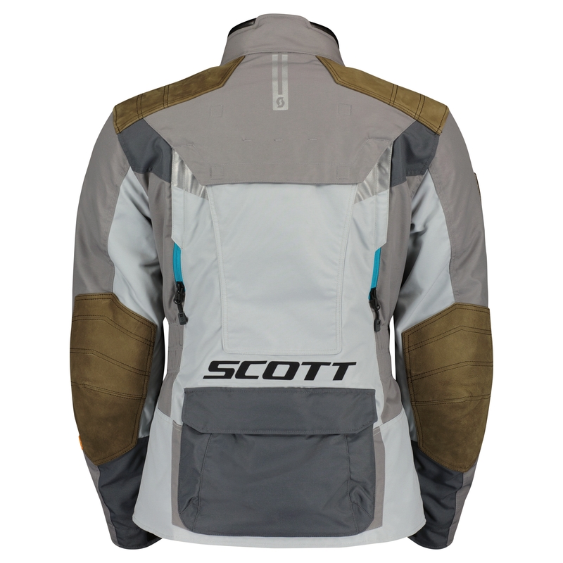 Dámska bunda na motorku SCOTT W'S DUALRAID DRYO IRON sivo-hnedá výpredaj