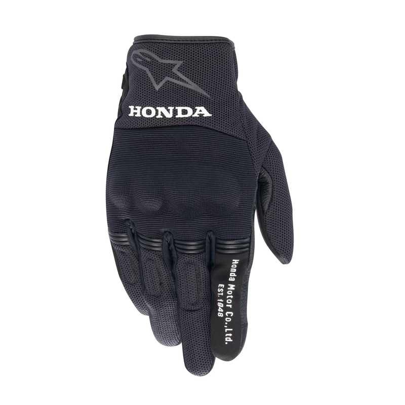 Rukavice na motorku Alpinestars Copper Honda čierno-šedé