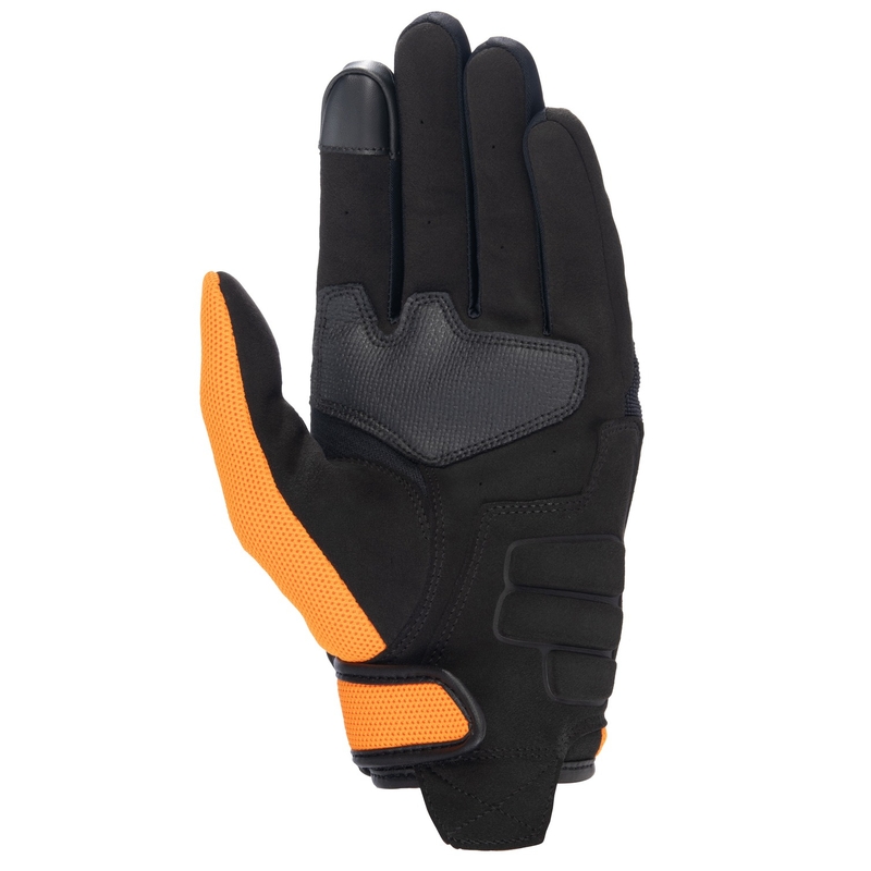 Rukavice na motorku Alpinestars Copper Honda čierno-oranžové