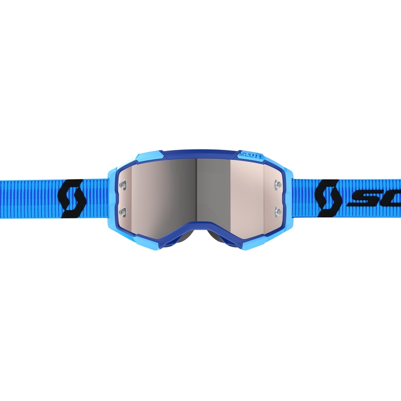 Motokrosové okuliare SCOTT Fury blue-black chrome