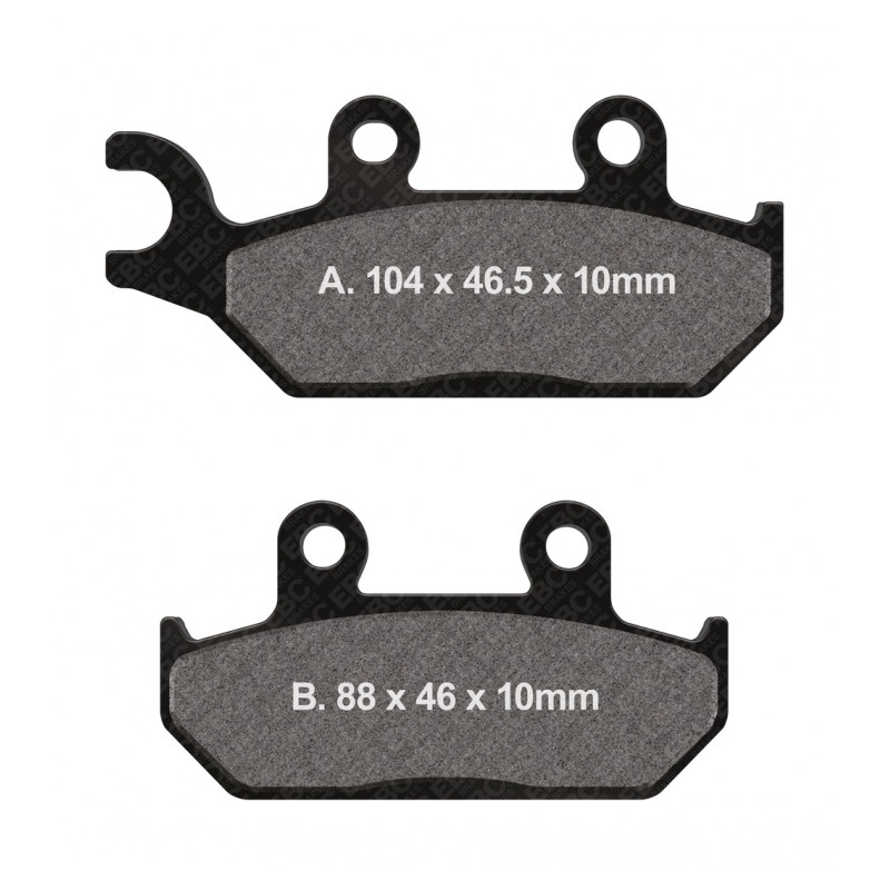 Brzdové obloženie EBC pre YAMAHA XT 600 E 1990-2003, YAMAHA XTZ 660 Tenere 1991-1998