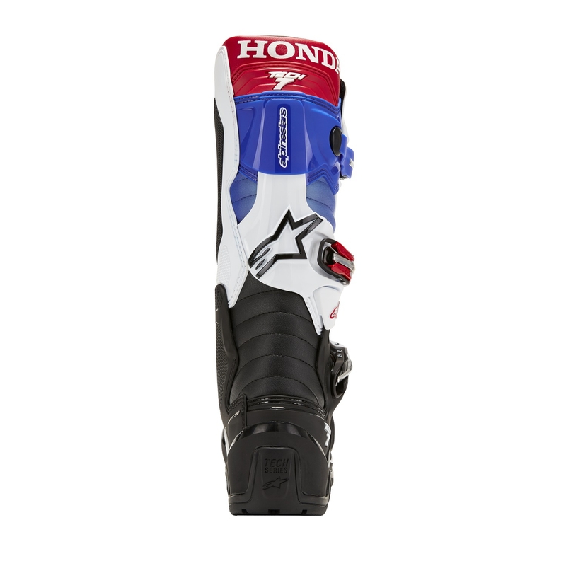 Topánky na motorku Alpinestars Tech 7 Enduro Drystar Honda čierno-modro-bielo-červené