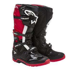Topánky na motorku Alpinestars Tech 7 Enduro Drystar Honda kolekcia 2024 čierno-červené