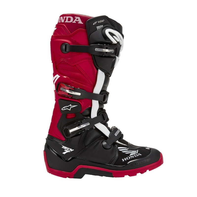 Topánky na motorku Alpinestars Tech 7 Enduro Drystar Honda čierno-červené
