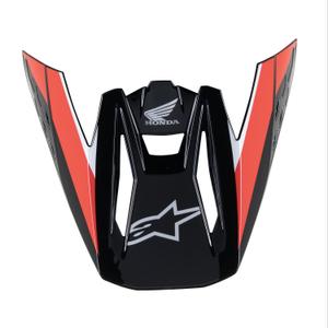 Šilt pre helmy Alpinestars S-M5 Honda kolekcia 2024 čierno-červeno-sivý