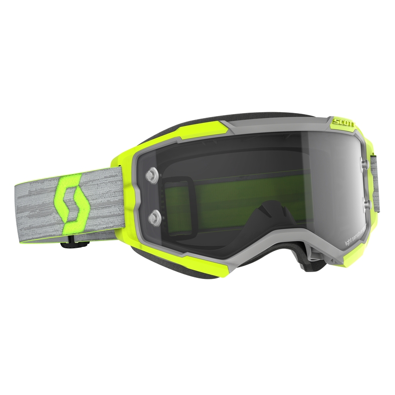 Motokrosové okuliare SCOTT Fury LS čierno-fluorescenčno žlté