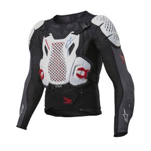 Chránič tela Alpinestars Bionic Plus 2 Honda kolekcia 2024 bielo-modro-červeno-čierny