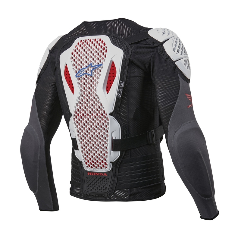 Chránič tela Alpinestars Bionic Plus 2 Honda kolekcia bielo-modro-červeno-čierny