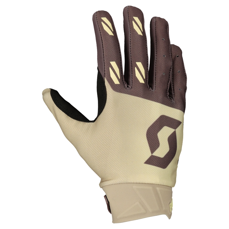 Motokrosové rukavice SCOTT EVO FURY beige-brown