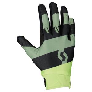 Motokrosové rukavice SCOTT EVO RACE zeleno-čierné