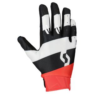 Motokrosové rukavice SCOTT EVO RACE bielo-červené