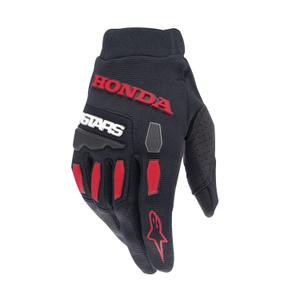 Motokrosové rukavice Alpinestars Full Bore Honda kolekcia 2024 čierno-červené