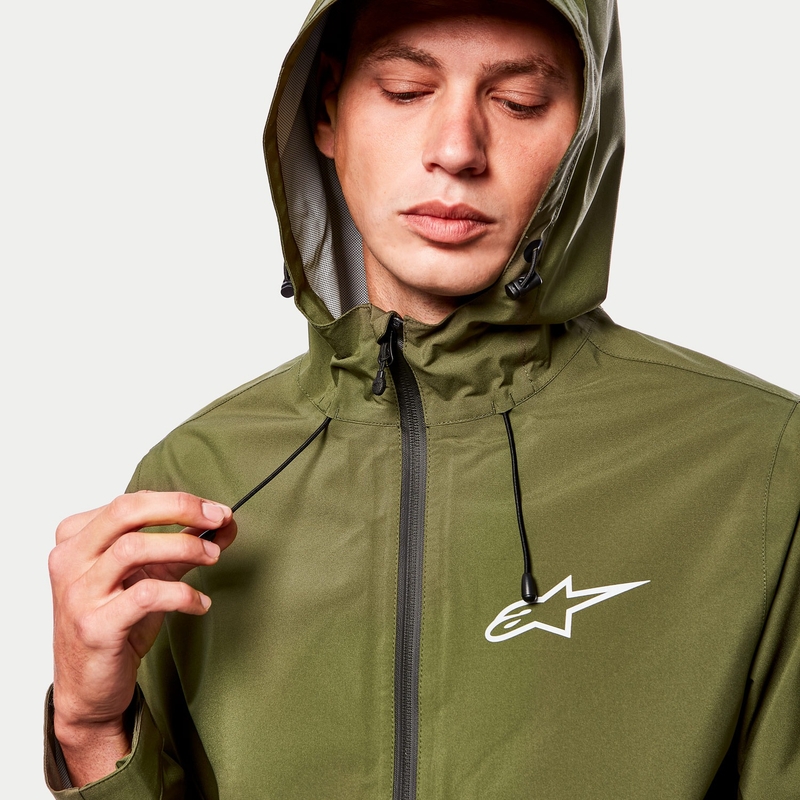Bunda Alpinestars Omni Rain zelená