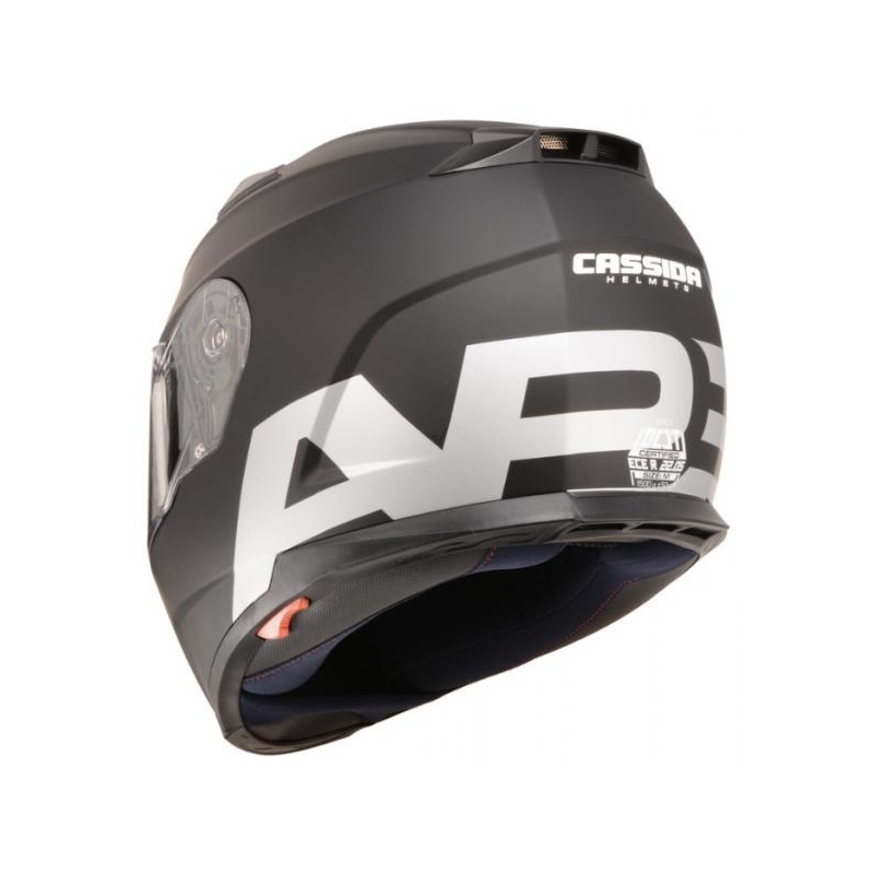Prilba na motocykel Cassida Apex Vision čierna matná-reflexná šedá