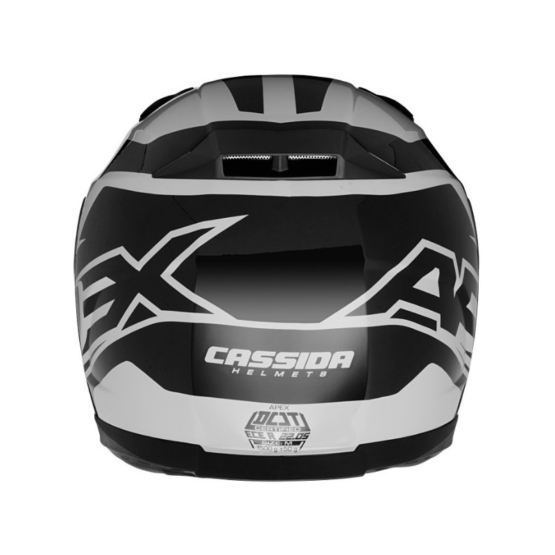 Prilba na motocykel Cassida Apex Contrast šedo-čierna výpredaj