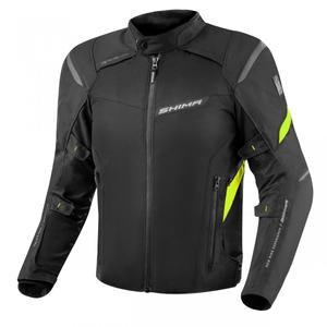 Bunda na motorku Shima Rush 2.0 čierno-fluo žltá