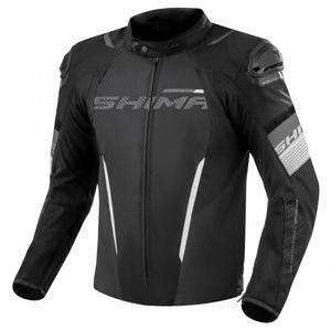 Bunda na motorku Shima Solid 2.0 čierno-biela