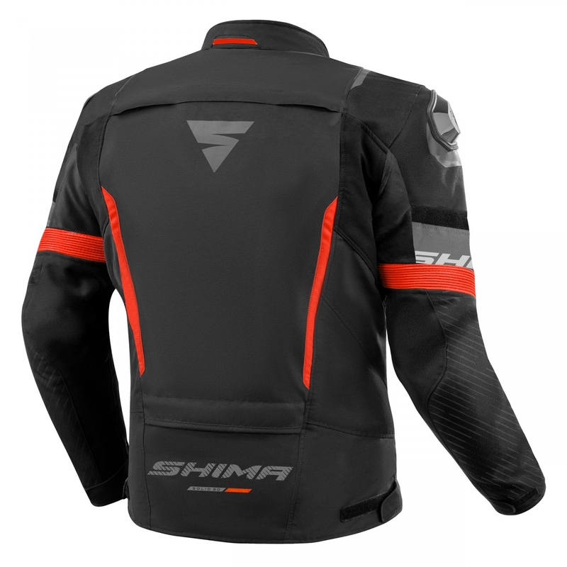 Bunda na motorku Shima Solid 2.0 čierno-červená