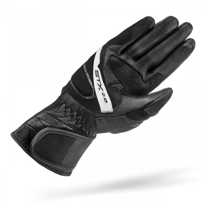 Rukavice na motorku Shima STX 2.0 čierno-biele