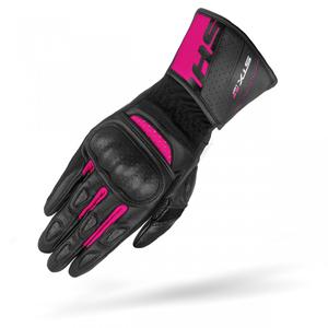 Dámske rukavice na motorku Shima STX 2.0 čierno-ružové