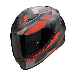 Integrálna helma na motorku Scorpion EXO-491 Abilis čierno-šedo-červená