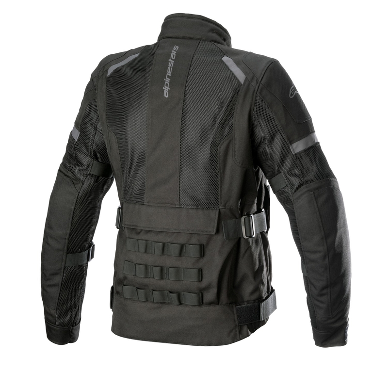 Dámska bunda na motorku Alpinestars Stella Crosshill Waterproof Air čierno-čierna
