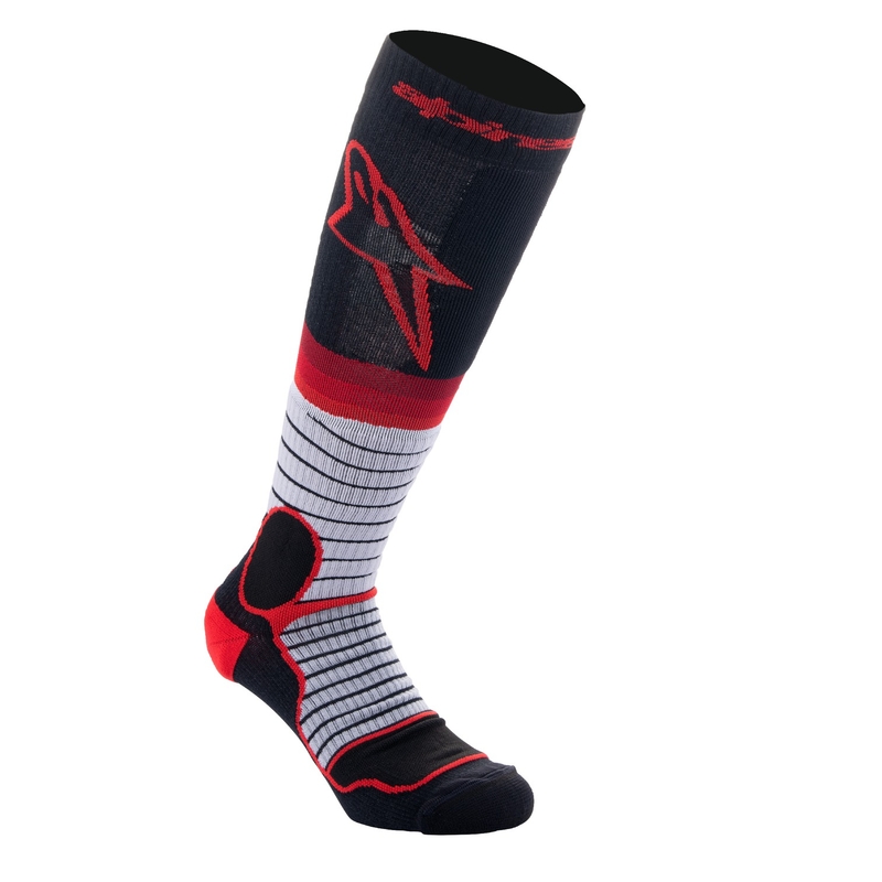 Ponožky Alpinestars MX PRO čierno-červeno-šedé