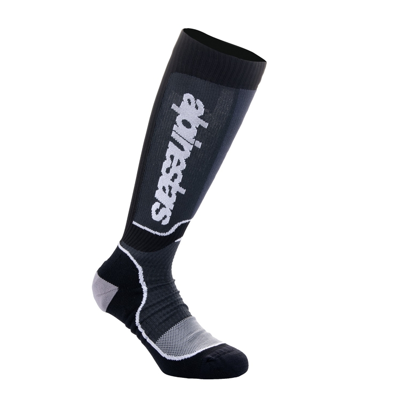 Detské ponožky Alpinestars MX Plus čierno-biele