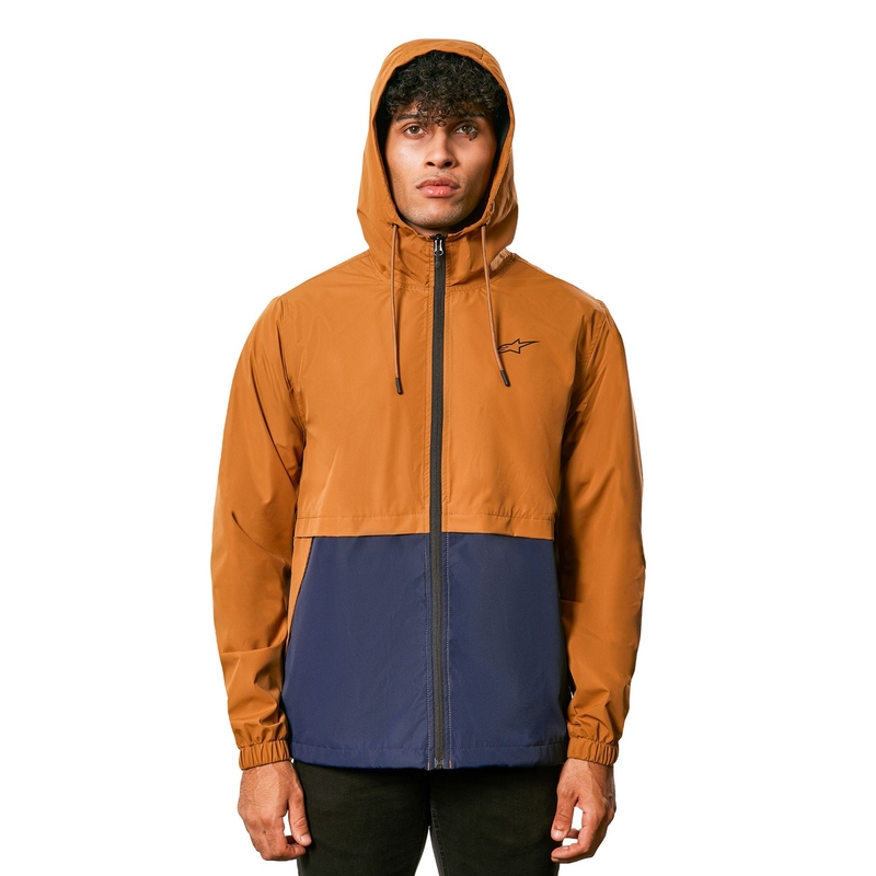 Bunda Alpinestars Avid Wind hnedo-tmavo modrá