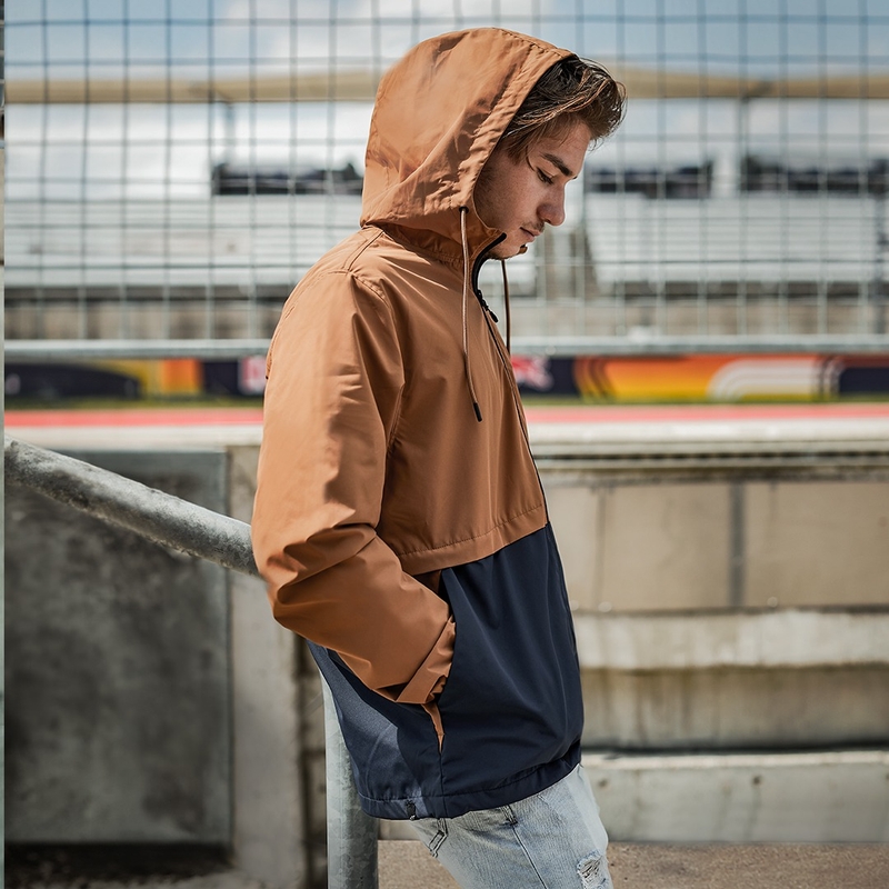 Bunda Alpinestars Avid Wind hnedo-tmavo modrá