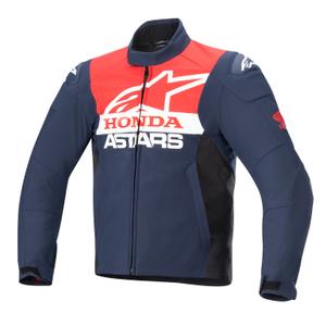 Bunda na motorku Alpinestars SMX Waterproof Honda 2024 modro-čierno-červeno-biela