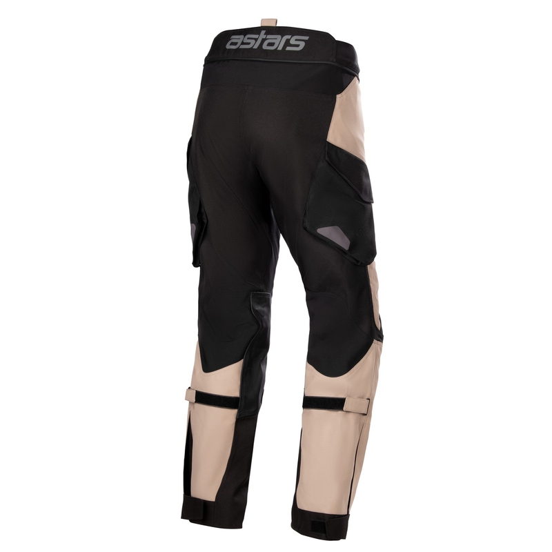 Nohavice na motorku Alpinestars Halo Drystar khaki-čierna