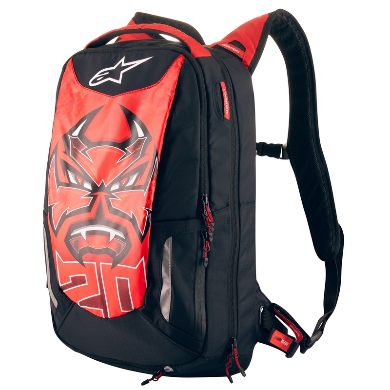 Batoh Alpinestars City Hunter FQ20 2024 čierno-červeno-biely