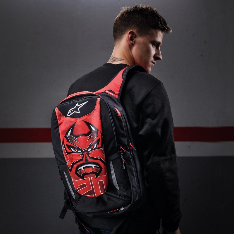 Batoh Alpinestars City Hunter FQ20 2024 čierno-červeno-biely