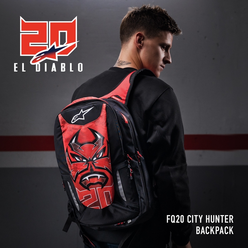 Batoh Alpinestars City Hunter FQ20 2024 čierno-červeno-biely