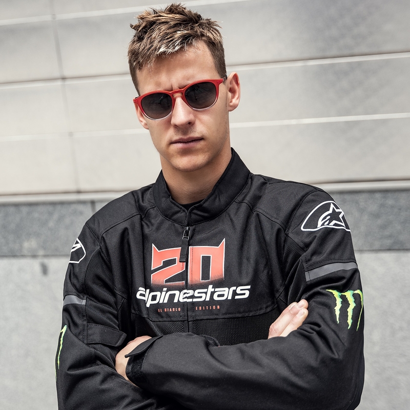 Bunda na motorku Alpinestars T-SPS Air Monster FQ20 2024 čierno-červeno-bielo-zelená