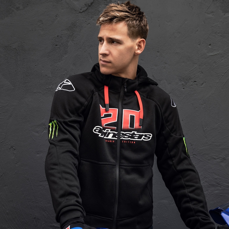 Bunda na motorku Alpinestars Chrome Ignition Monster FQ20 čierno-červeno-bielo-zelená