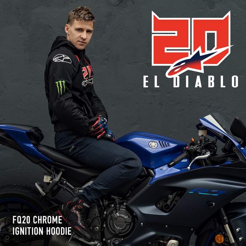 Bunda na motorku Alpinestars Chrome Ignition Monster FQ20 čierno-červeno-bielo-zelená