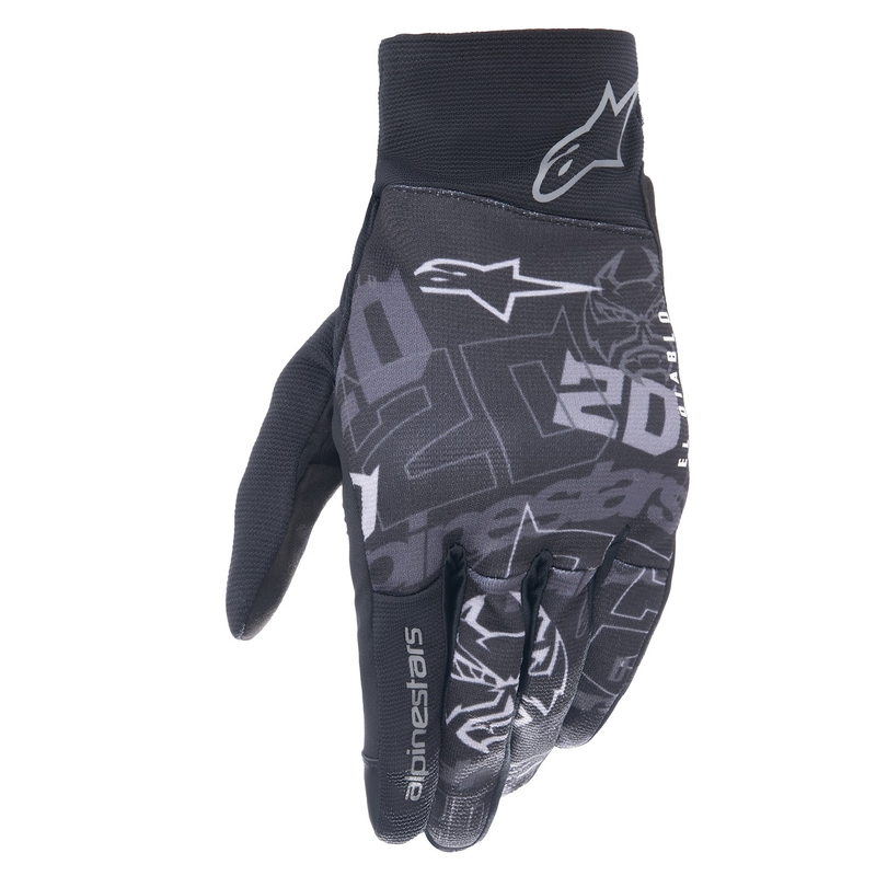 Rukavice na motorku Alpinestars Reef FQ20 čierno-šedo-biele