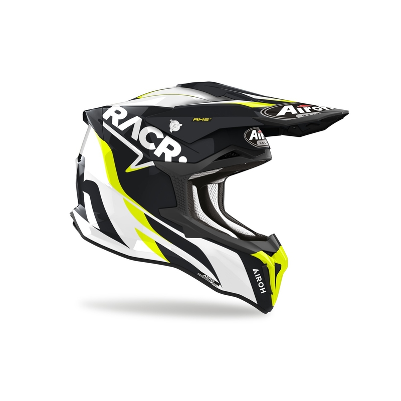 Motokrosová prilba Airoh Strycker Racr 2024 lesklá výpredaj